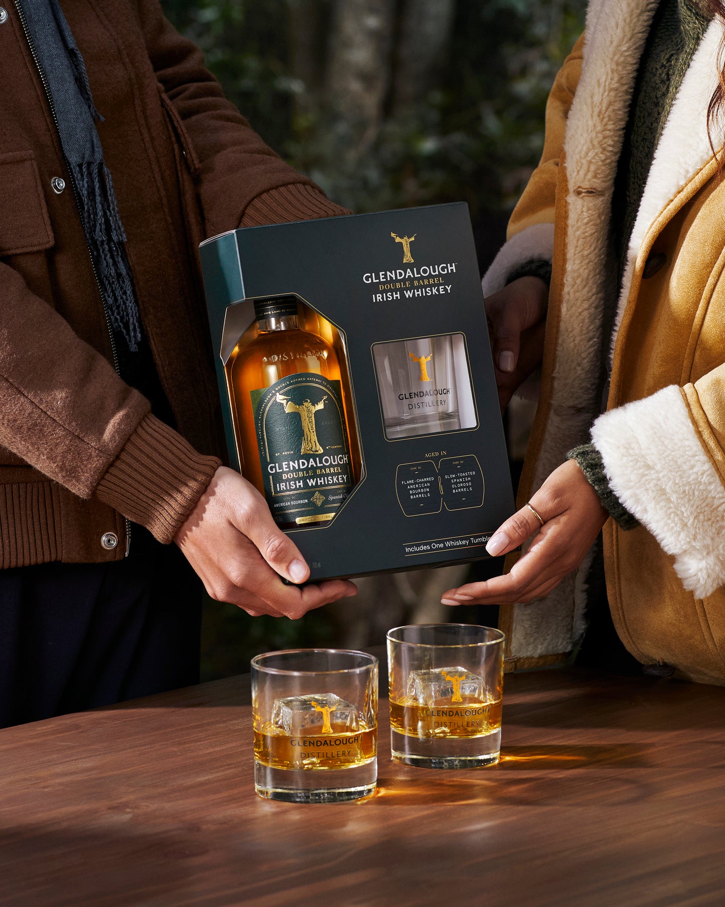 Glendalough Single Grain Double Barrel Gift Pack